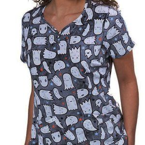 Healing Hands Boo Isabel Print Scrub Top